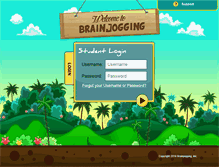 Tablet Screenshot of brainjoggingonline.com